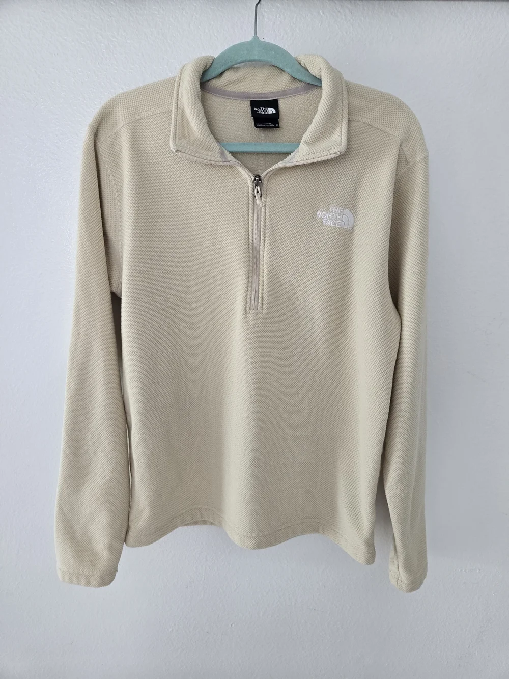 The North Face Men's Half-Zip Fleece Pullover - Light Beige